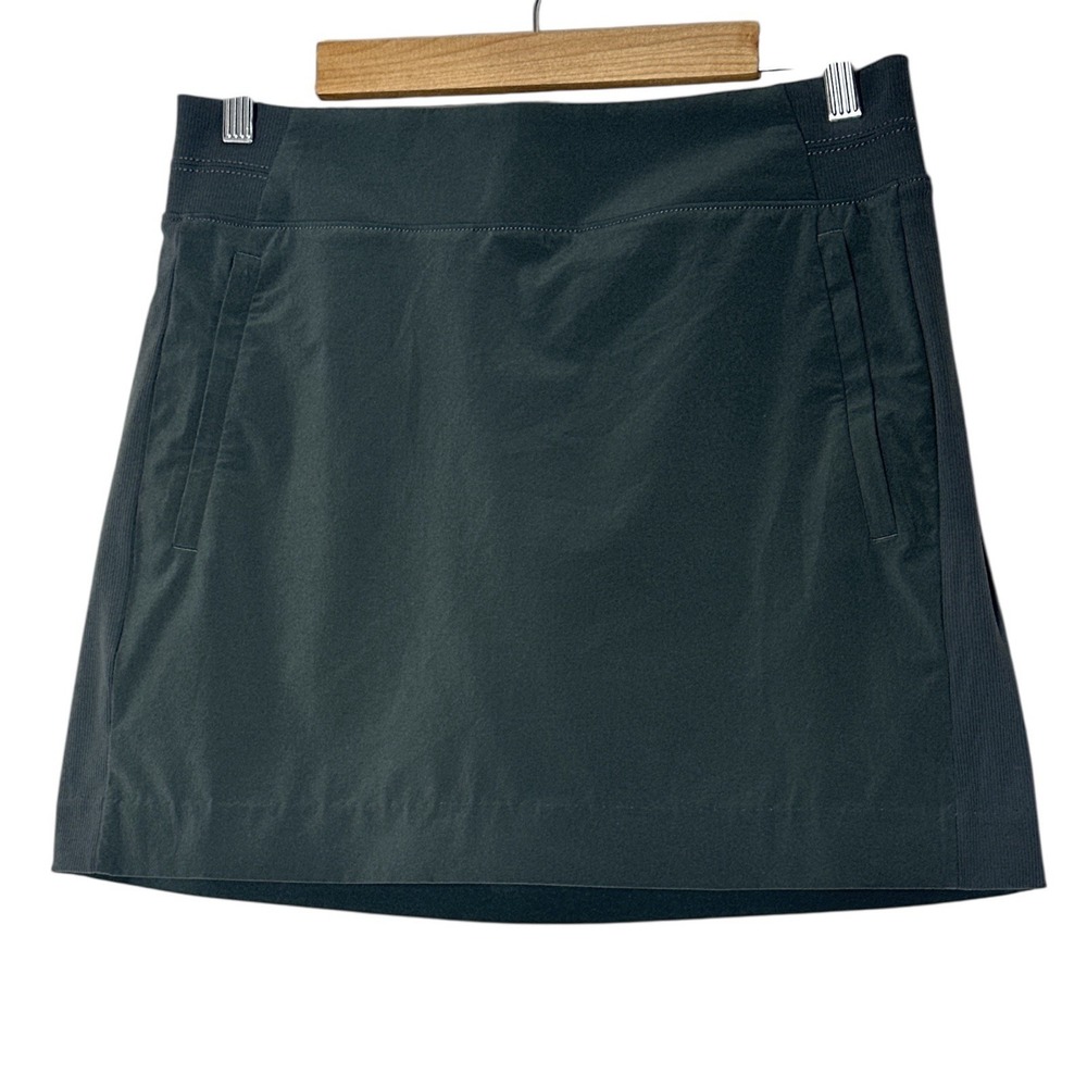 Athleta Brooklyn Skort Women's Size 6 Dark Gray Pull On Pockets Golf Activewear‎